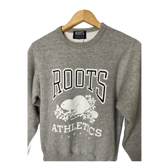 Vintage Roots Canada Salt Pepper Crewneck Sweater - Picture 5 of 10